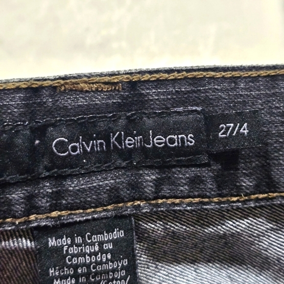 Calvin Klein Jeans | Size 27 / 4 | Skinny Fit | Dark Indigo Wash | Like New - Picture 7 of 13